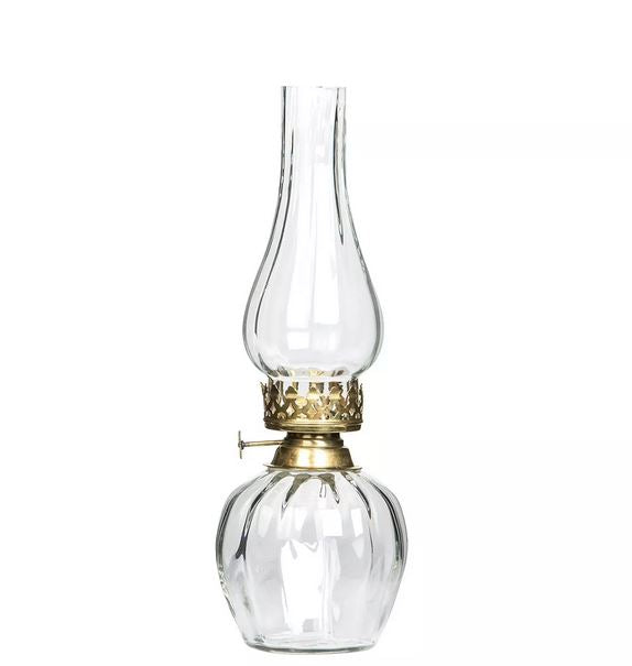 Lampa För Värmeljus - Bredsättra - Klar - Guld