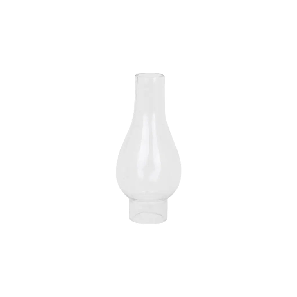 Brännarerör / Glasrör i härdat glas. För fotogenlampor där brännarröret har ett fäste på Ø 3,2 cm. Den bredaste delen på glaset är Ø 5,5 cm. Brännareröret är tillverkat av 50-60% återvunnet glas.  Material: Glas  Färg: Transparent  Storlek: Ø 3,2 (fot) x H 12 cm